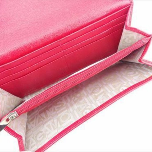 Salvatore Ferragamo Wallet Purse Ganchini Pink Woman Authentic Used E1340 - Picture 8 of 8